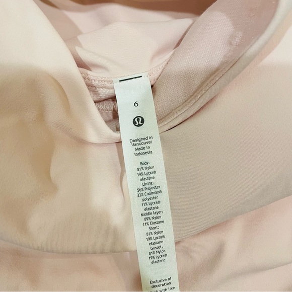 NWT LULULEMON ALIGN DRESS FLUSH PINK WITH BUILT IN SHORTS AND SHELF BRA SIZE 4 - Picture 3 of 5